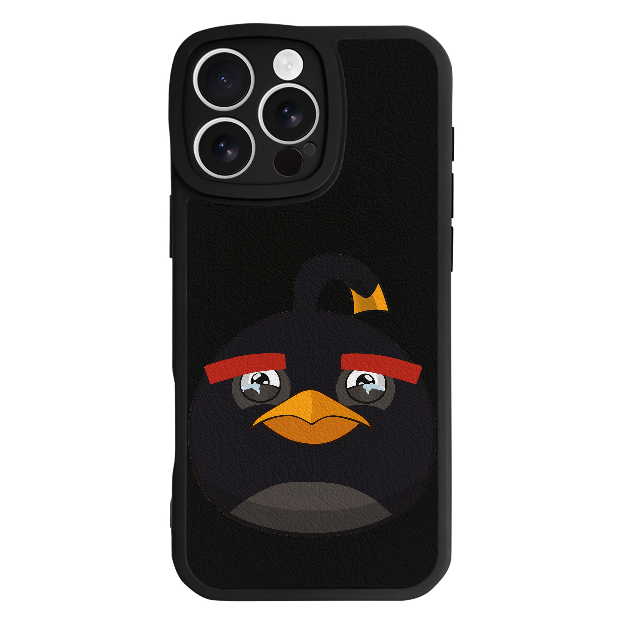 （画像用） Angry Birds アングリーバード 【iPhone 16シリーズ対応】シリコンスマホケース（レザー調） 材質：シリコン